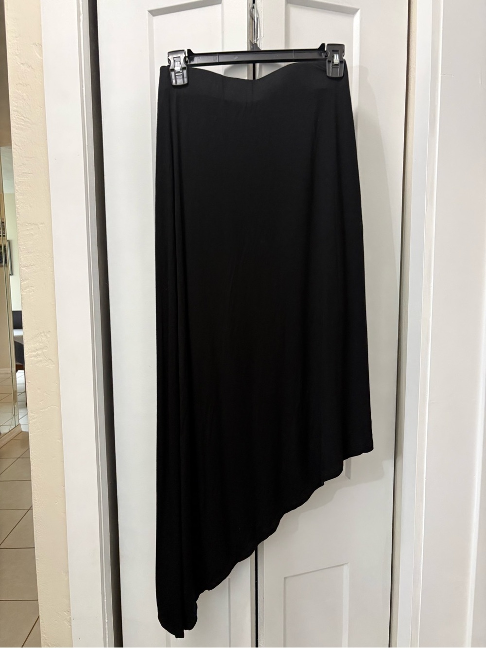 White House black market Black Asymmetrical Women's Skirt 90's Minimalism XXS